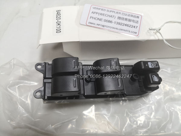 84820-0K100,Toyota Hilux Window Master Switch,848200K100